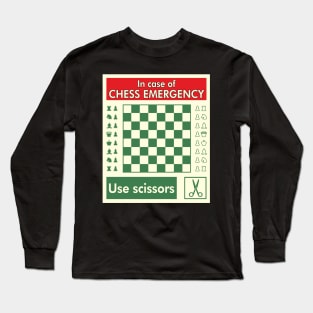 Chess Emergency Long Sleeve T-Shirt